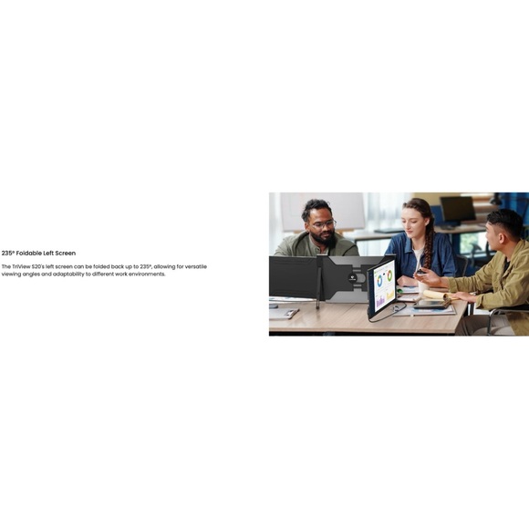 LIMINK Portable Triple Monitor TriView S20 Grey NWOT - Picture 12 of 15